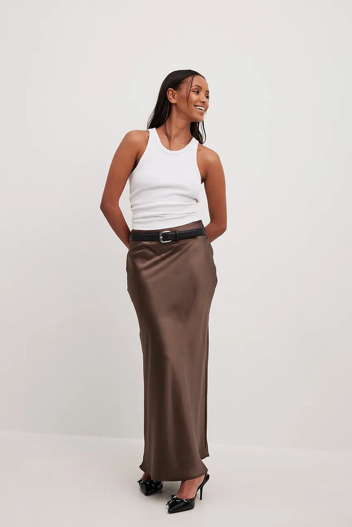 Lune London | Satin skirt with High Waist Anna
