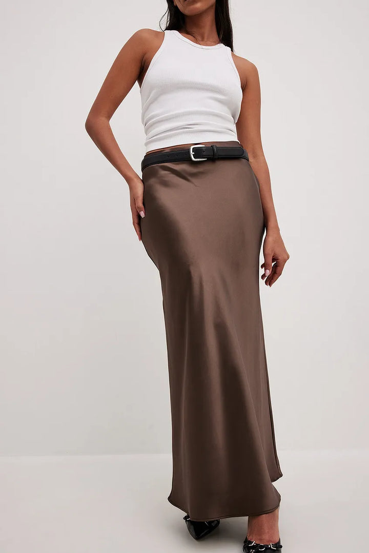 Lune London | Satin skirt with High Waist Anna