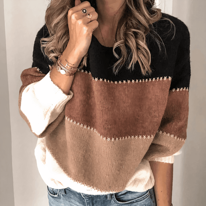 Lune London | Casual striped sweater for women