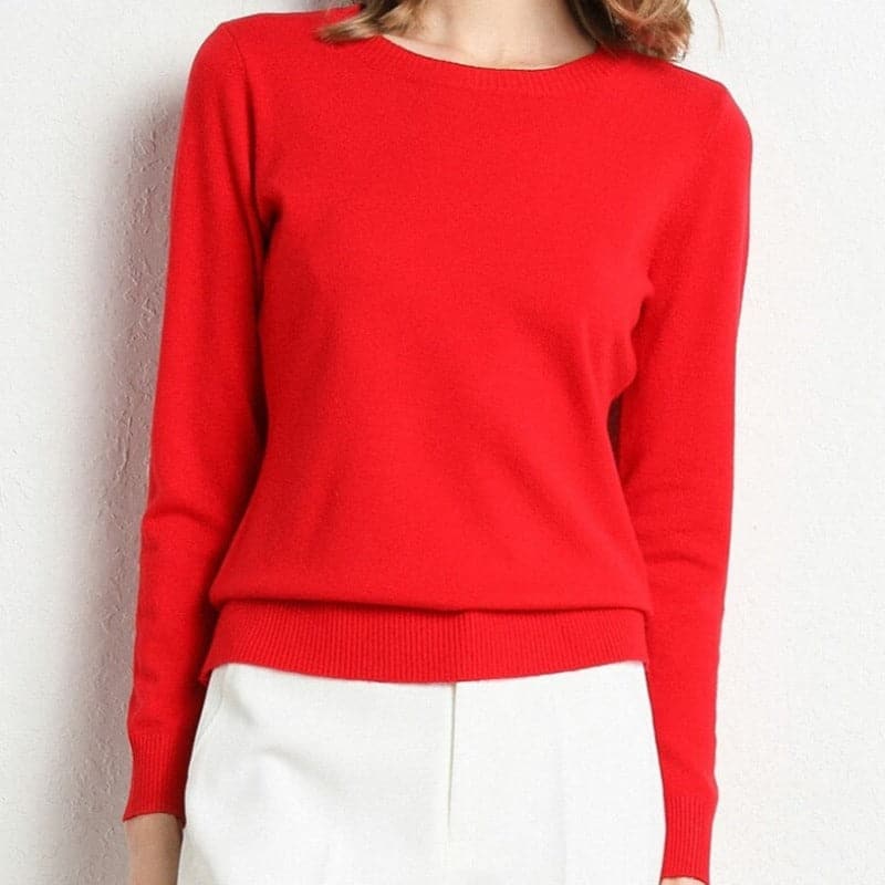 Lune London | Sweatshirt - Soft wool blend - round neck - long sleeves - comfortable fit
