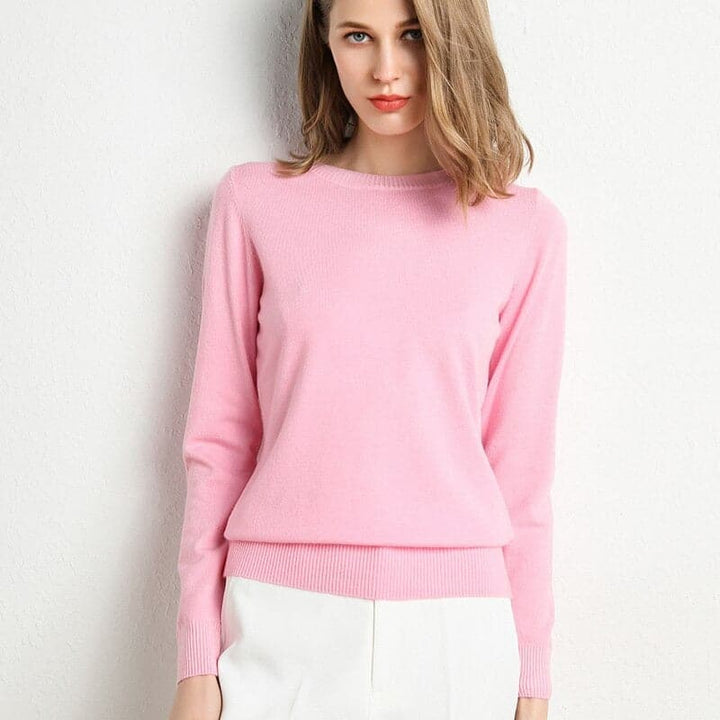 Lune London | Sweatshirt - Soft wool blend - round neck - long sleeves - comfortable fit