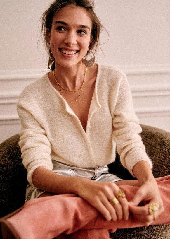 Lune London | Gilet décontracté à boutons pour femmes