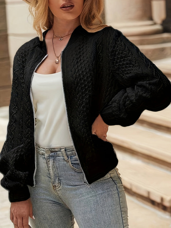 Lune London | Textured Bomber Jacket