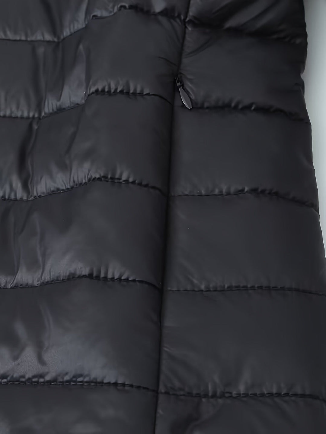 Lune London | Warm Puffy Jacket with Zipper and Faux Fur Lining