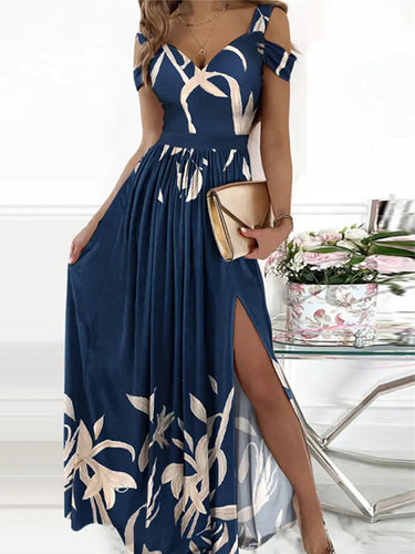 Lune London | Elegant Off-Shoulder Office Ladies Long Dress