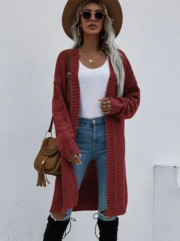 Lune London | Knit Long Women's Cardigan Sweater