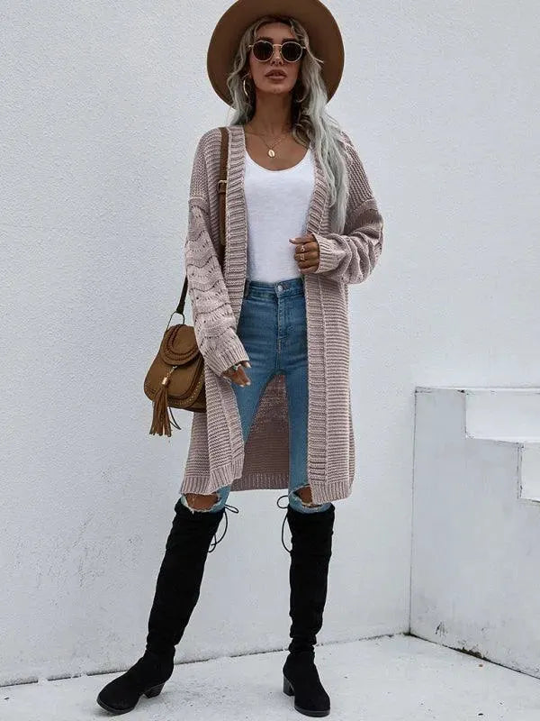 Lune London | Knit Long Women's Cardigan Sweater