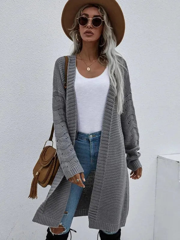 Lune London | Knit Long Women's Cardigan Sweater
