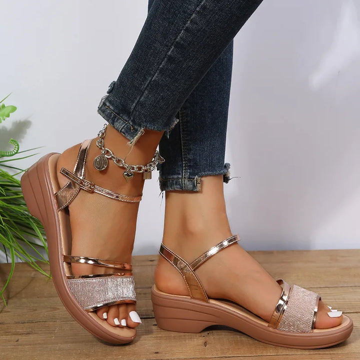 Lune London | Orthopedic Wedge Sandals