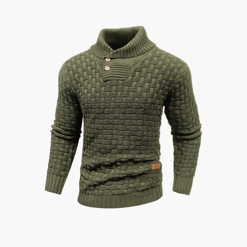 Lune London | Knit Sweater with Buttons - Casual Elegant Look for Fall and Winter