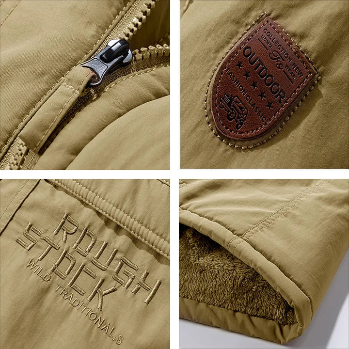 Lune London | Men’s waterproof winter jacket with hood and thermal lining