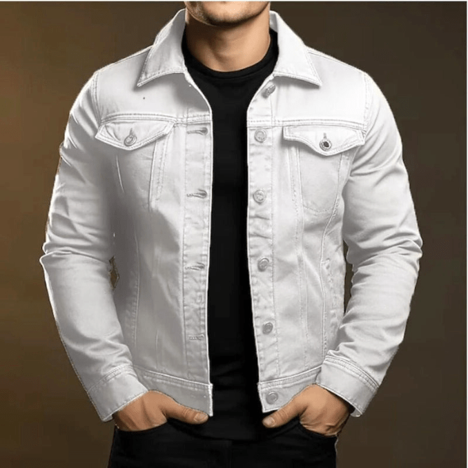 Lune London | Denim Jacket Men Stylish Denim Jacket Casual & Trendy Looks