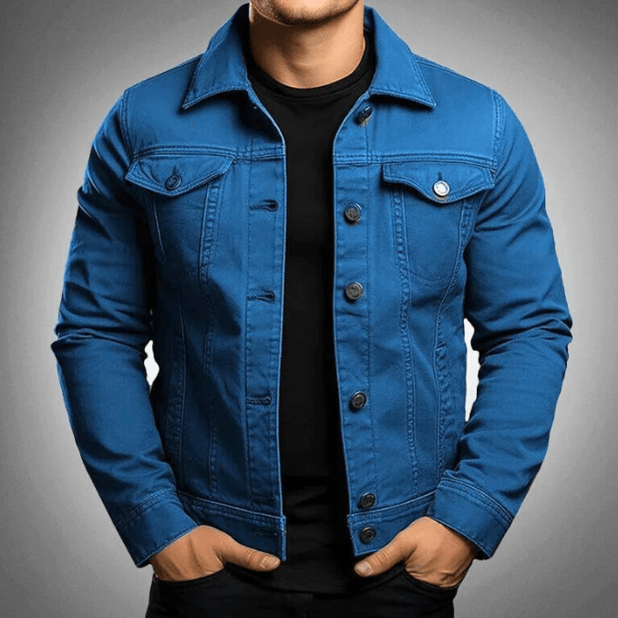 Lune London | Denim Jacket Men Stylish Denim Jacket Casual & Trendy Looks