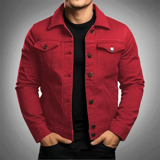 Lune London | Denim Jacket Men Stylish Denim Jacket Casual & Trendy Looks