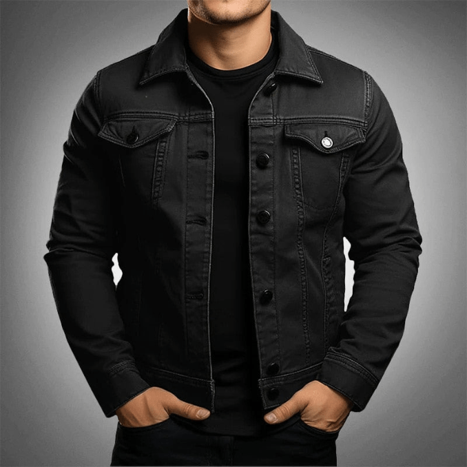 Lune London | Denim Jacket Men Stylish Denim Jacket Casual & Trendy Looks