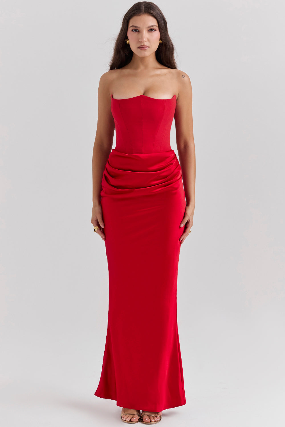 Lune London | Elegant Strapless Corset Dress