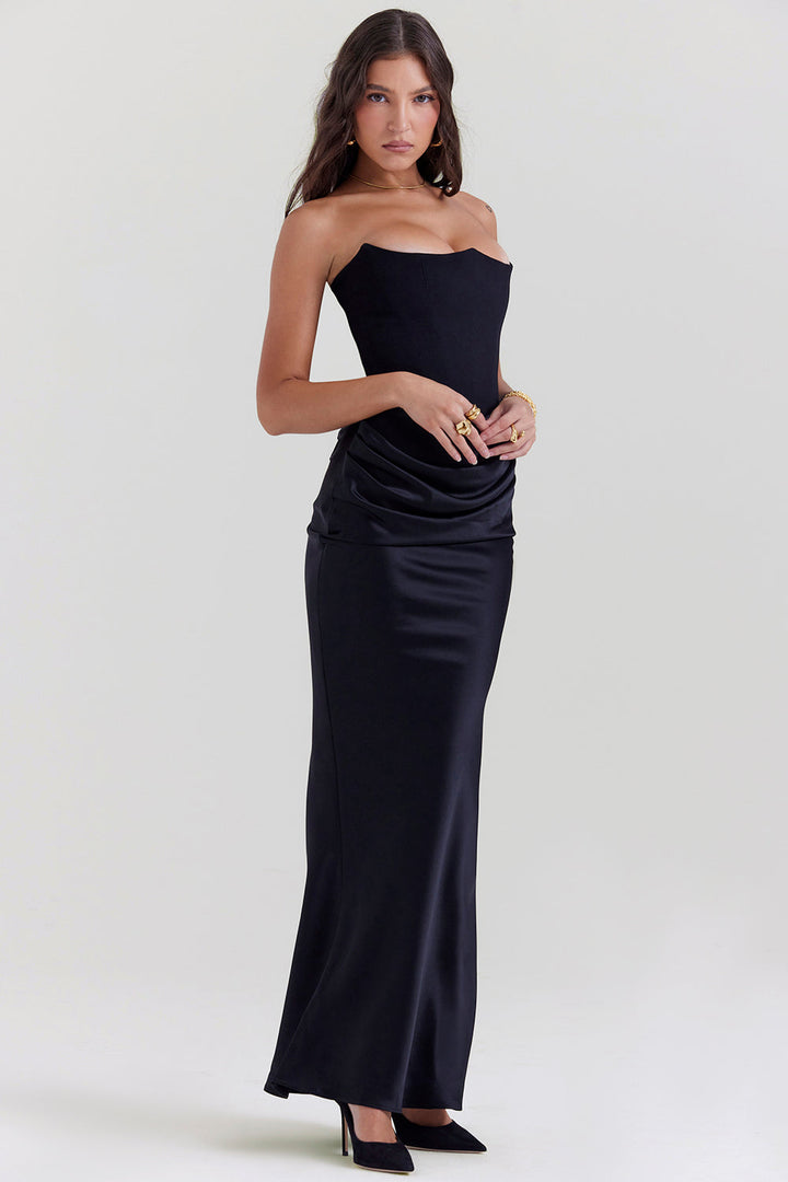 Lune London | Elegant Strapless Corset Dress
