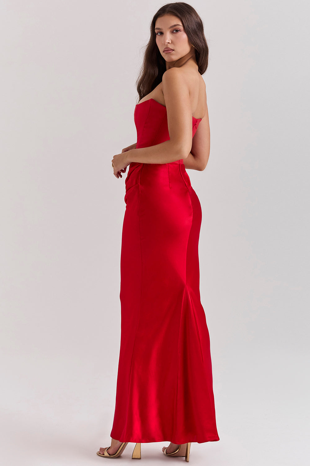 Lune London | Elegant Strapless Corset Dress