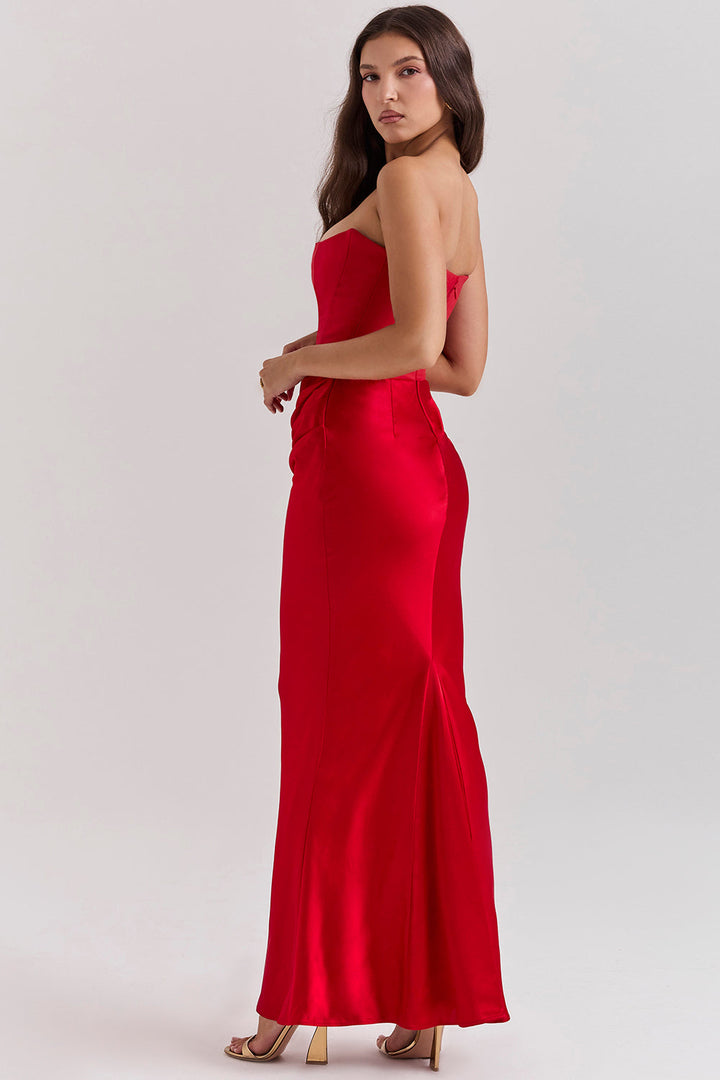 Lune London | Elegant Strapless Corset Dress