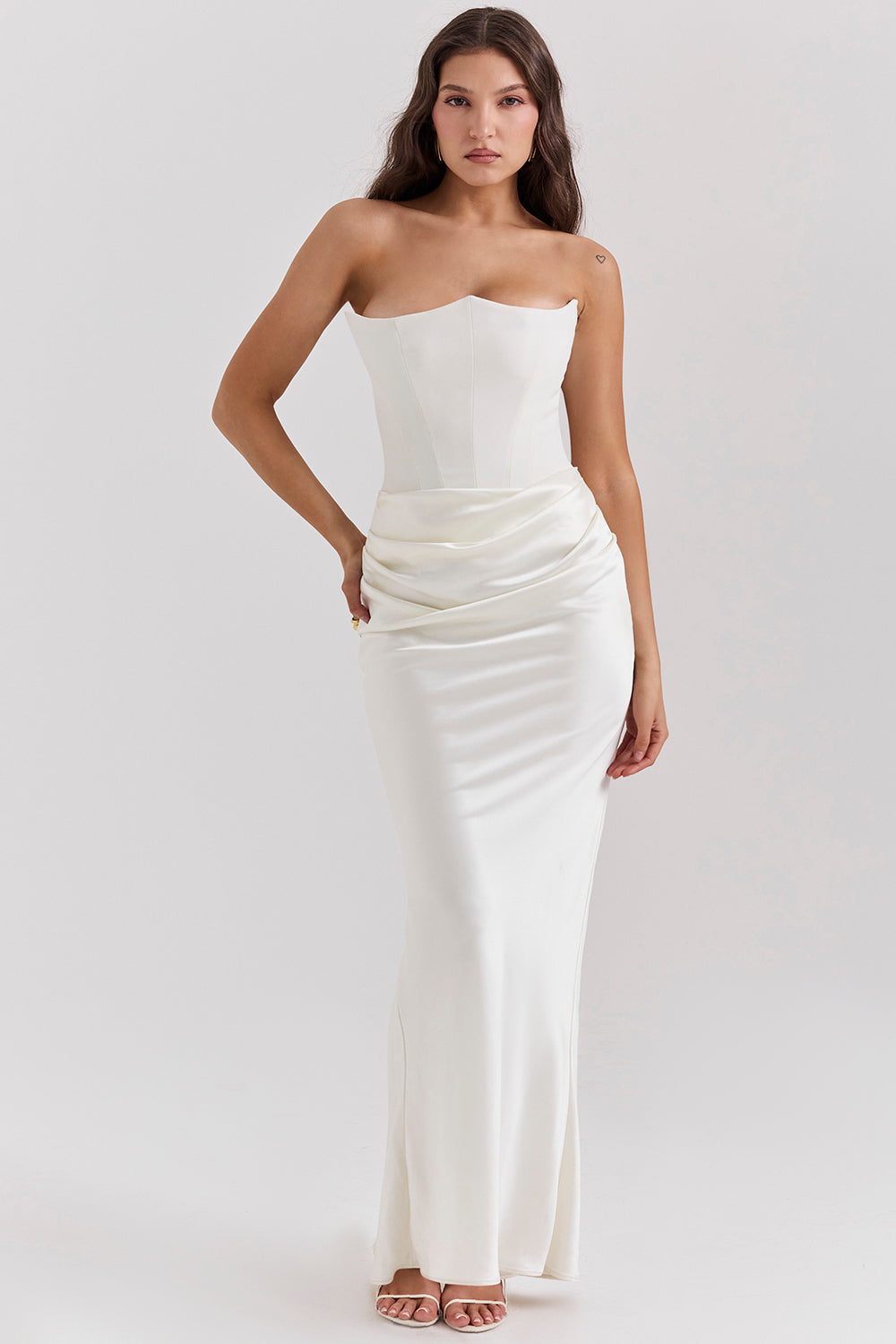 Lune London | Elegant Strapless Corset Dress