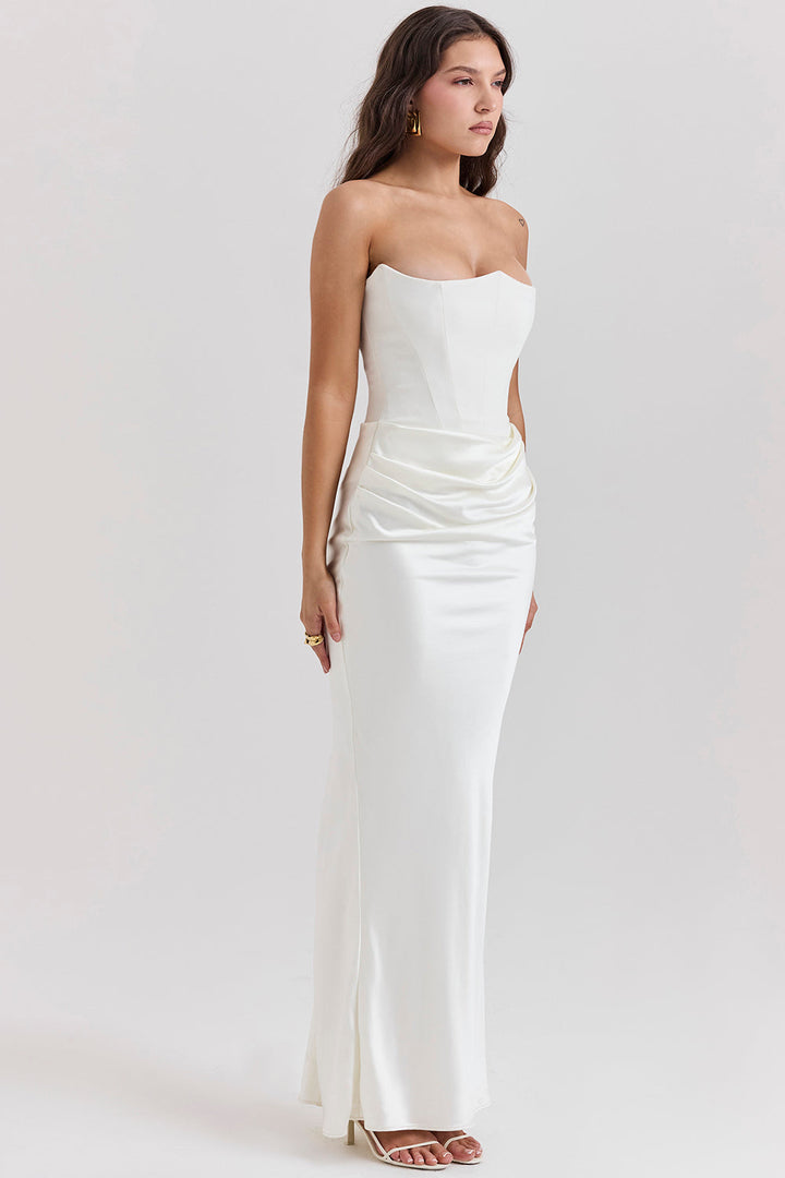 Lune London | Elegant Strapless Corset Dress