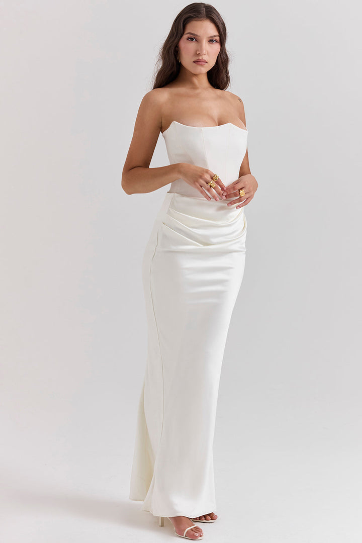 Lune London | Elegant Strapless Corset Dress