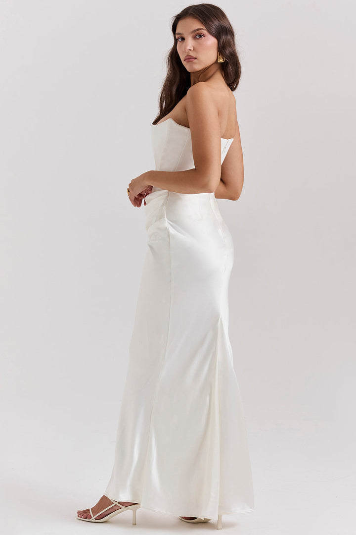 Lune London | Elegant Strapless Corset Dress