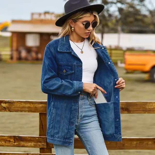 Lune London | The Vintage Denim Jacket Under Your Coat
