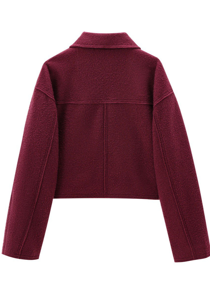 Lune London | City Zip Jacket – Boxy Wool Blend Fit