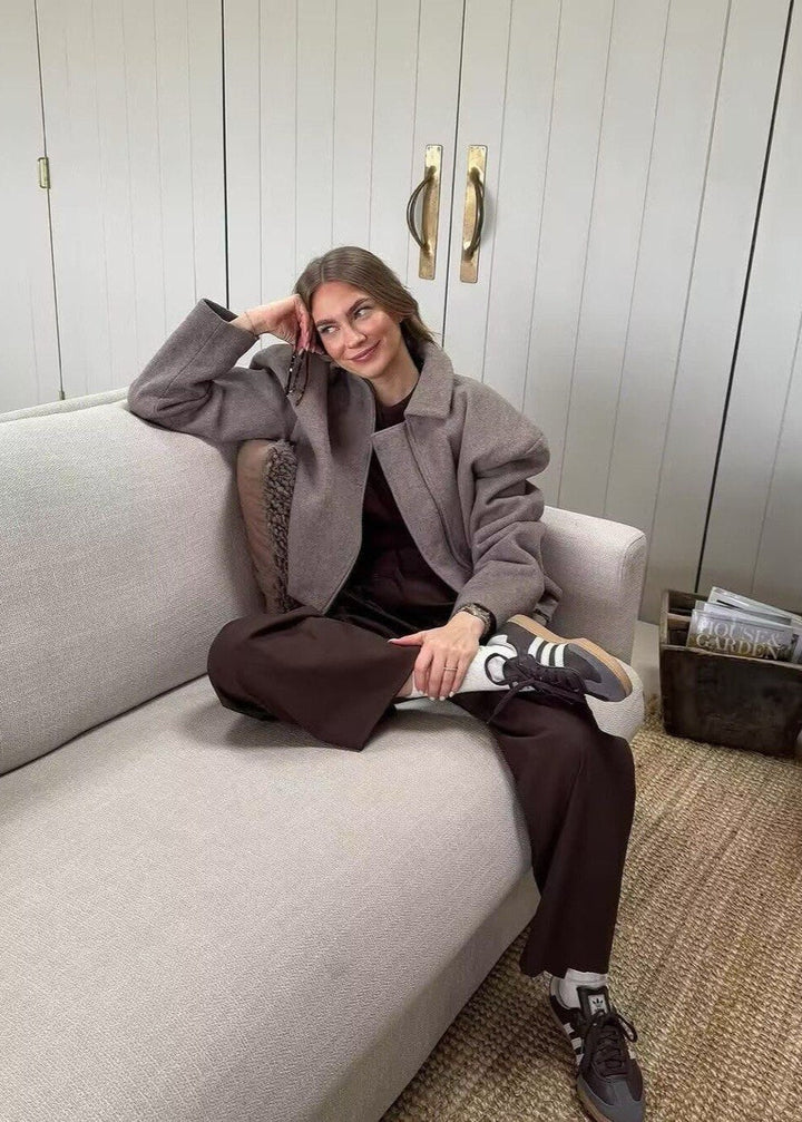 Lune London | Core – Structured Zip Wool Blend Jacket
