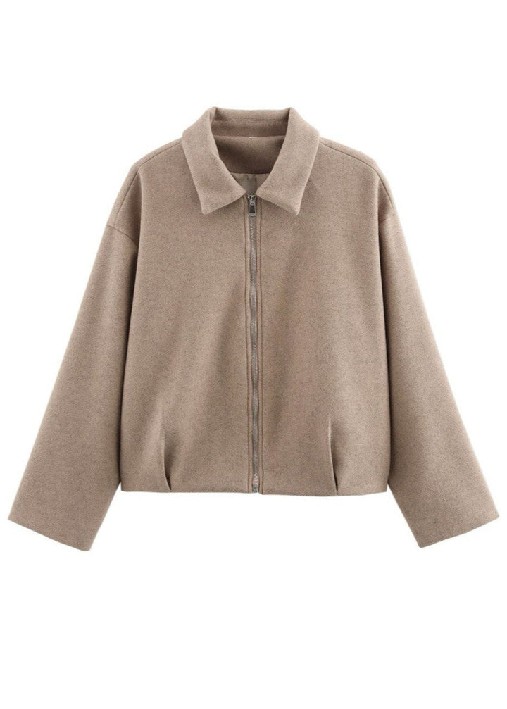 Lune London | Core – Structured Zip Wool Blend Jacket