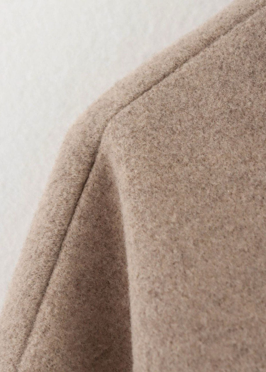 Lune London | Core – Structured Zip Wool Blend Jacket