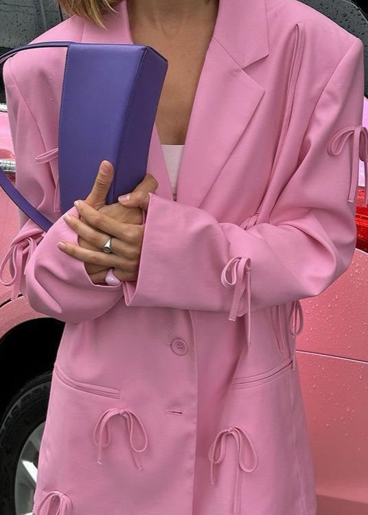 Lune London | Statement Blazer with Bow Details – Oversized Fit