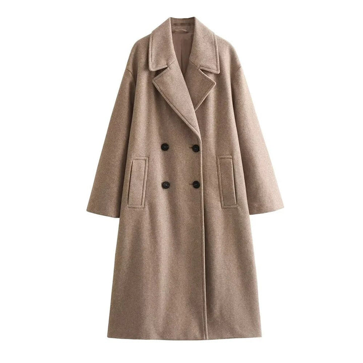 Lune London | Elegant long coat for women - Elegant design - Warm winter coat