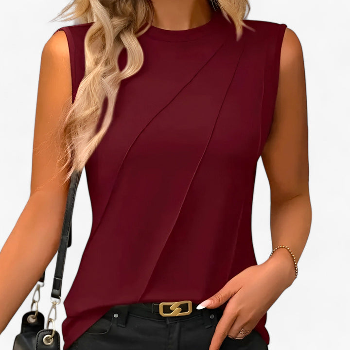 Lune London | Slim Sleeveless Summer Blouse for Women