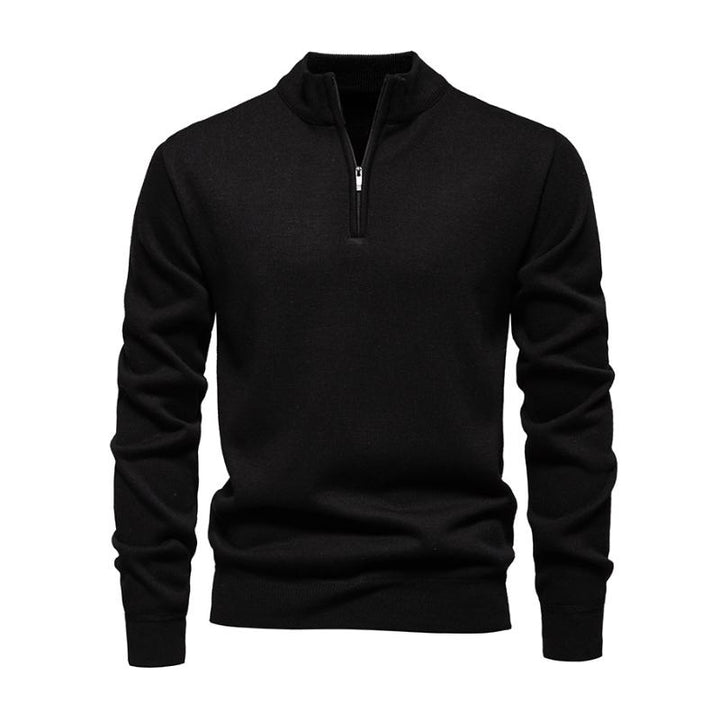 Lune London | Half-Zip Knitted Sweater Soft and Warm Timeless Design
