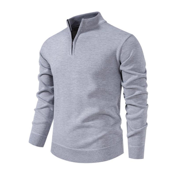 Lune London | Half-Zip Knitted Sweater Soft and Warm Timeless Design