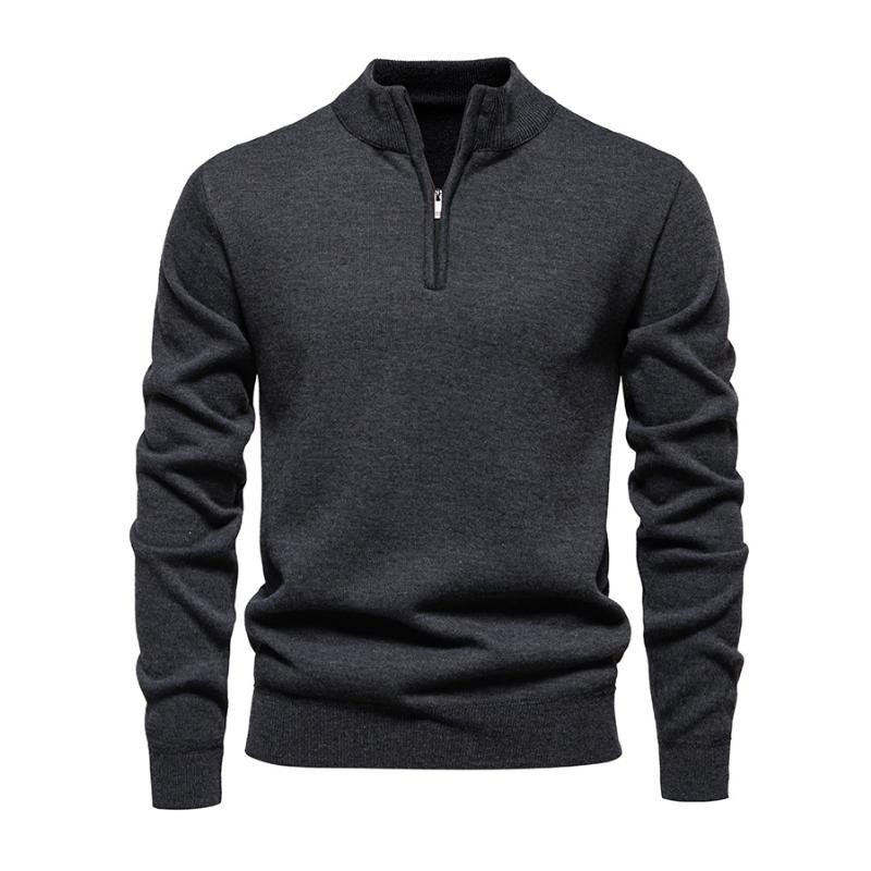 Lune London | Half-Zip Knitted Sweater Soft and Warm Timeless Design