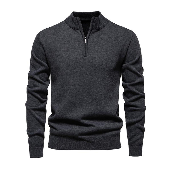 Lune London | Half-Zip Knitted Sweater Soft and Warm Timeless Design