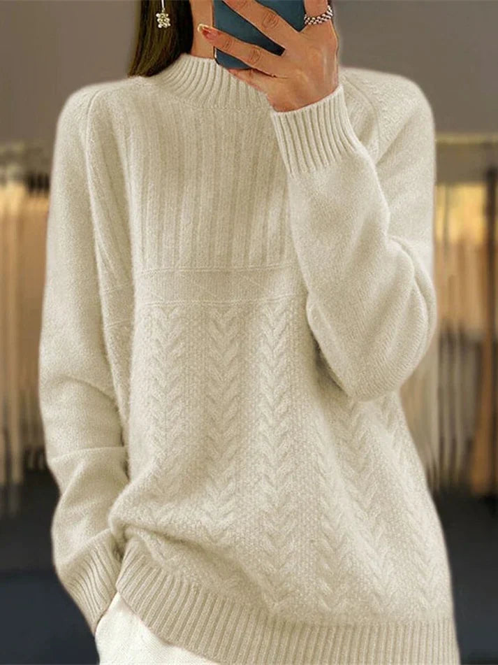 Lune London | High Neck Ribbed Sweater