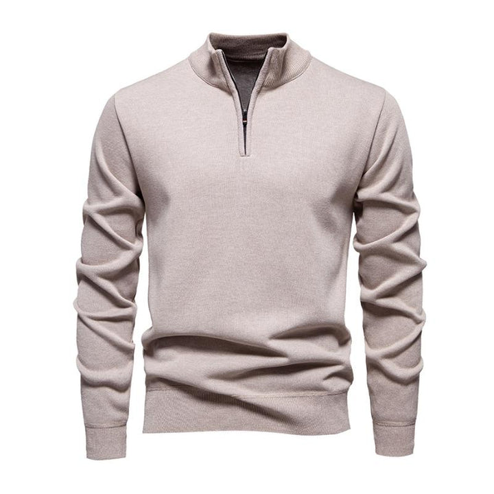 Lune London | Half-Zip Knitted Sweater Soft and Warm Timeless Design
