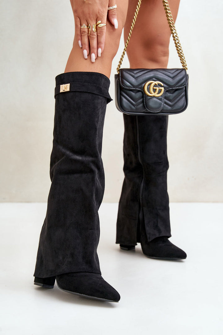 Lune London | Elegant Knee-High Boots with Straps