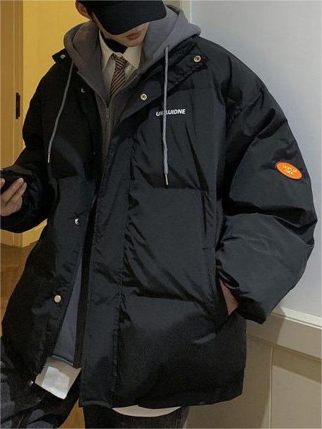 Lune London | Oversized Mock Two-Piece Puffer Jacket with Hood