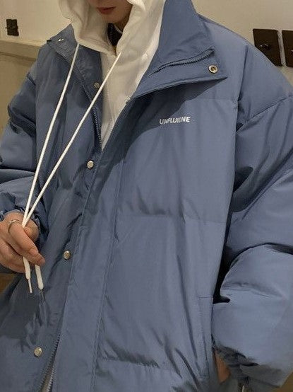 Lune London | Oversized Mock Two-Piece Puffer Jacket with Hood