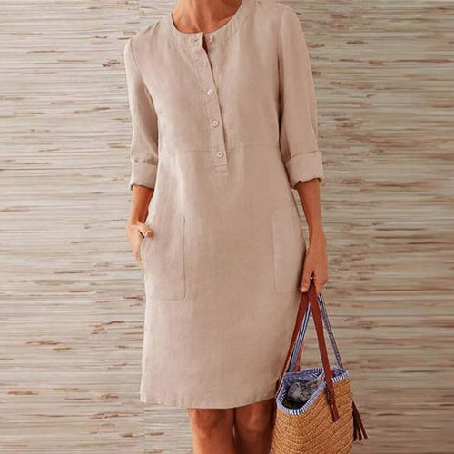Lune London | Dress Made of Midi Length for Women