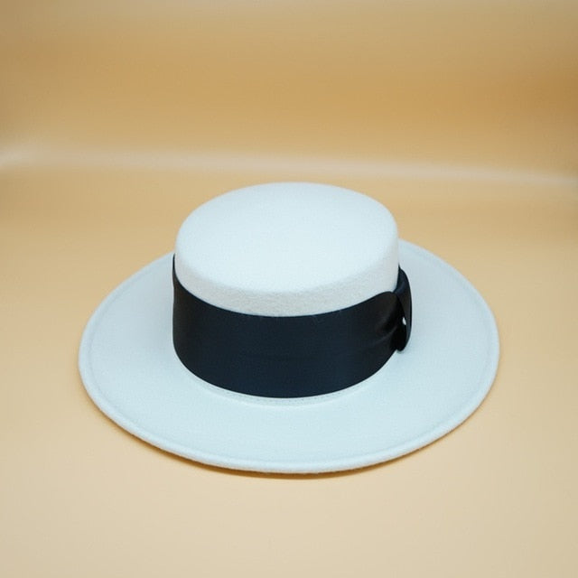 Lune London | Bow White Wool Hat