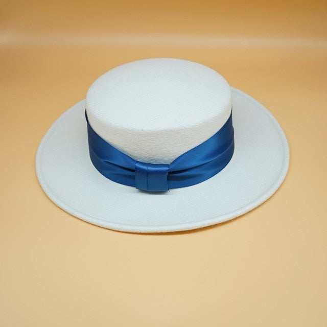 Lune London | Bow White Wool Hat