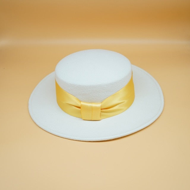 Lune London | Bow White Wool Hat