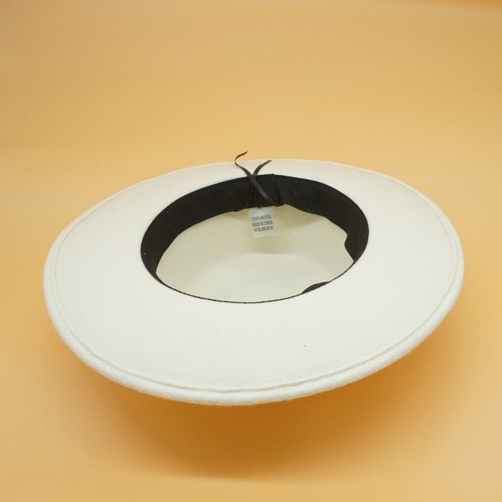 Lune London | Bow White Wool Hat