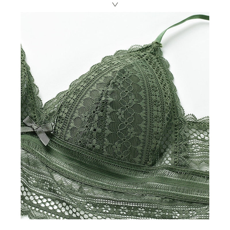 Lune London | Backless Lace Triangle Bra